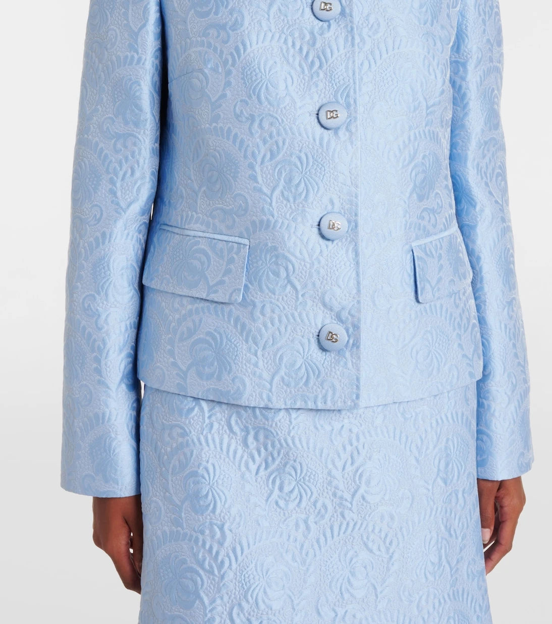 Dolce&Gabbana - Cotton and silk-blend jacquard jacket