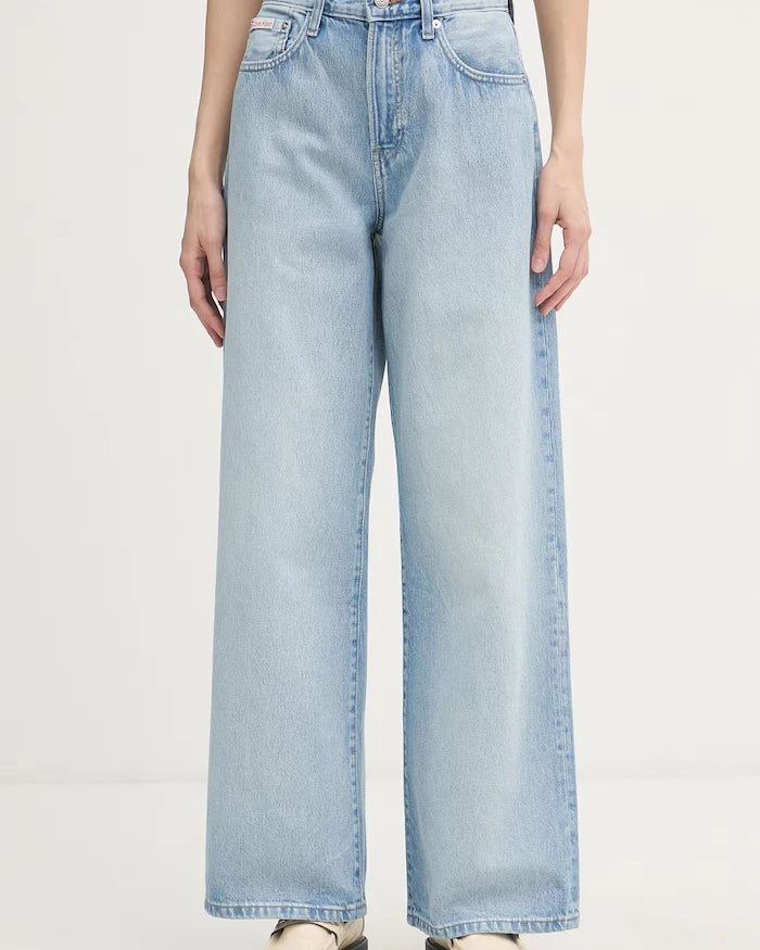 Calvin Klein Jeans wide leg kadın kot pantolon