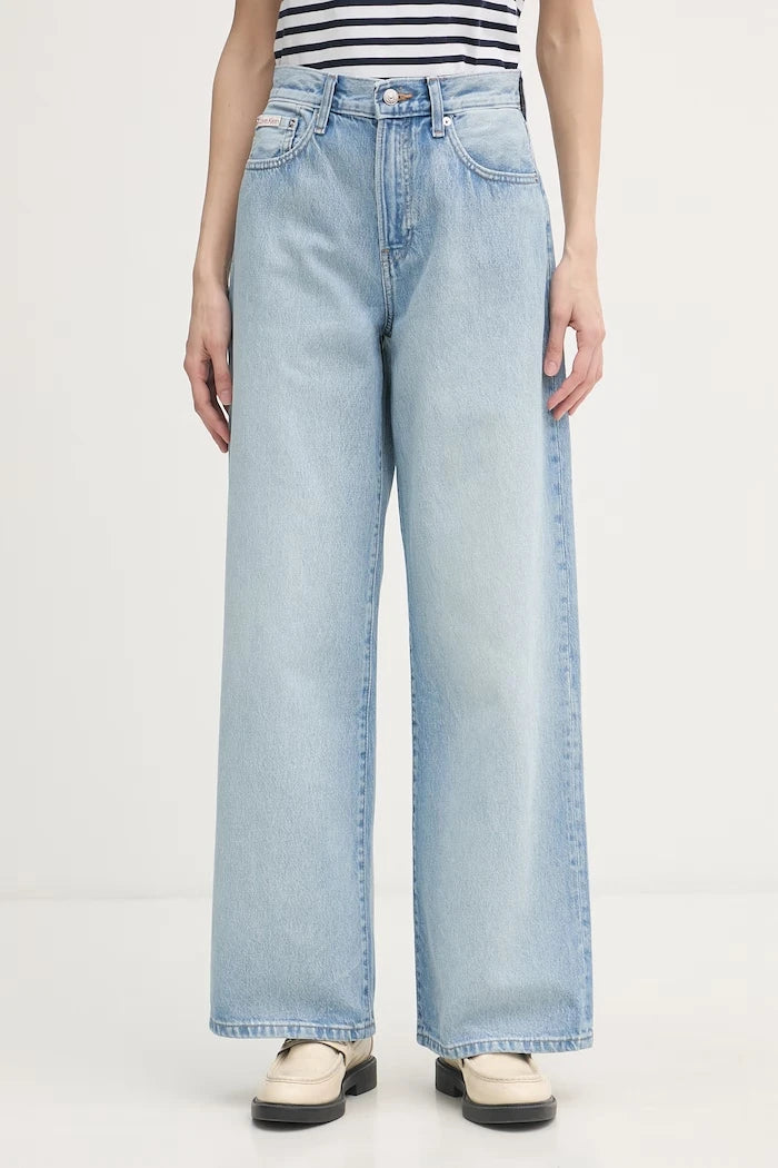Calvin Klein Jeans wide leg kadın kot pantolon