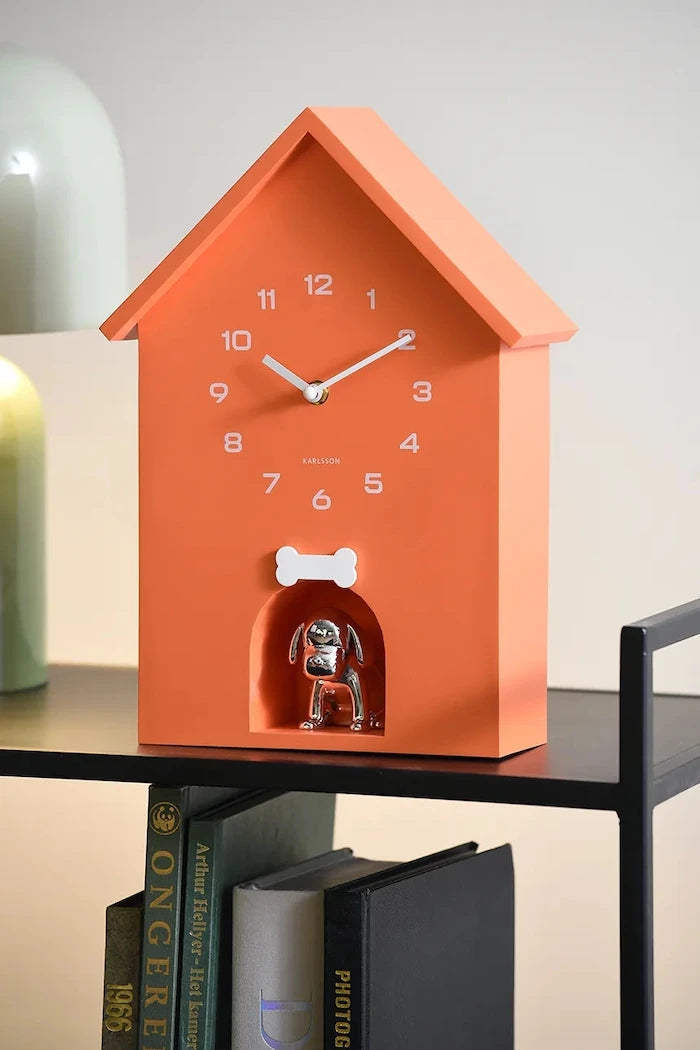 Karlsson Dog House Sesli Duvar Saati 36,5 x 26,5 cm
