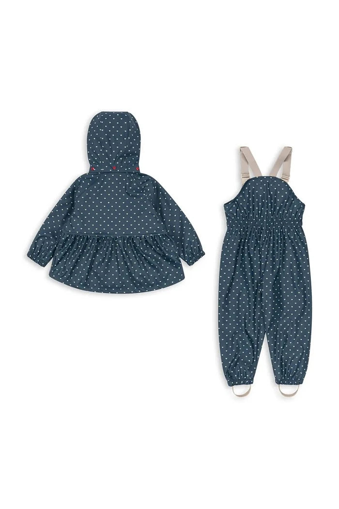 Konges Sløjd RAINY PALME SET GIRL Çocuk Pantolon ve Yağmurluk Takımı