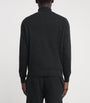 Derek Rose Black Cashmere Half-Zip Finley Sweater
