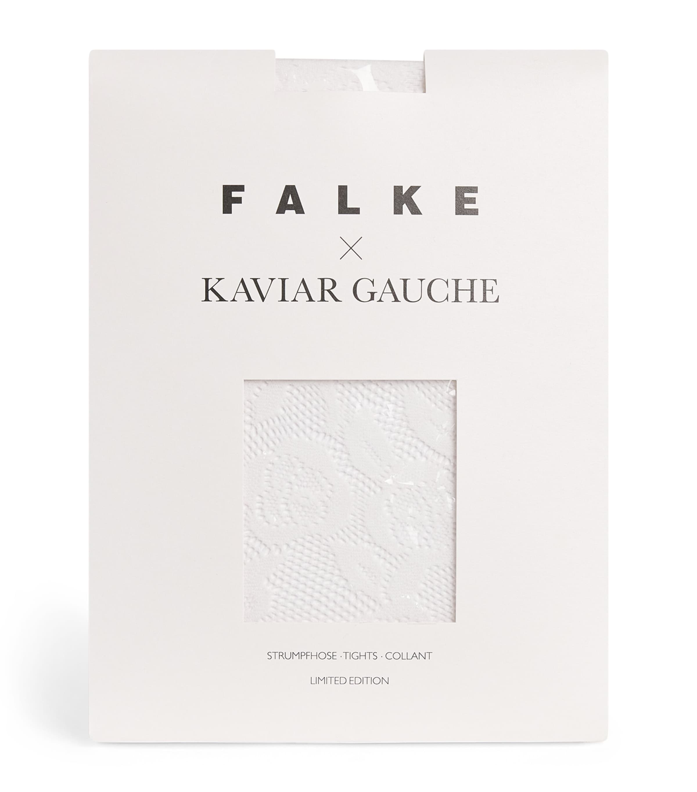 Falke White x Kaviar Gauche Lace Tights