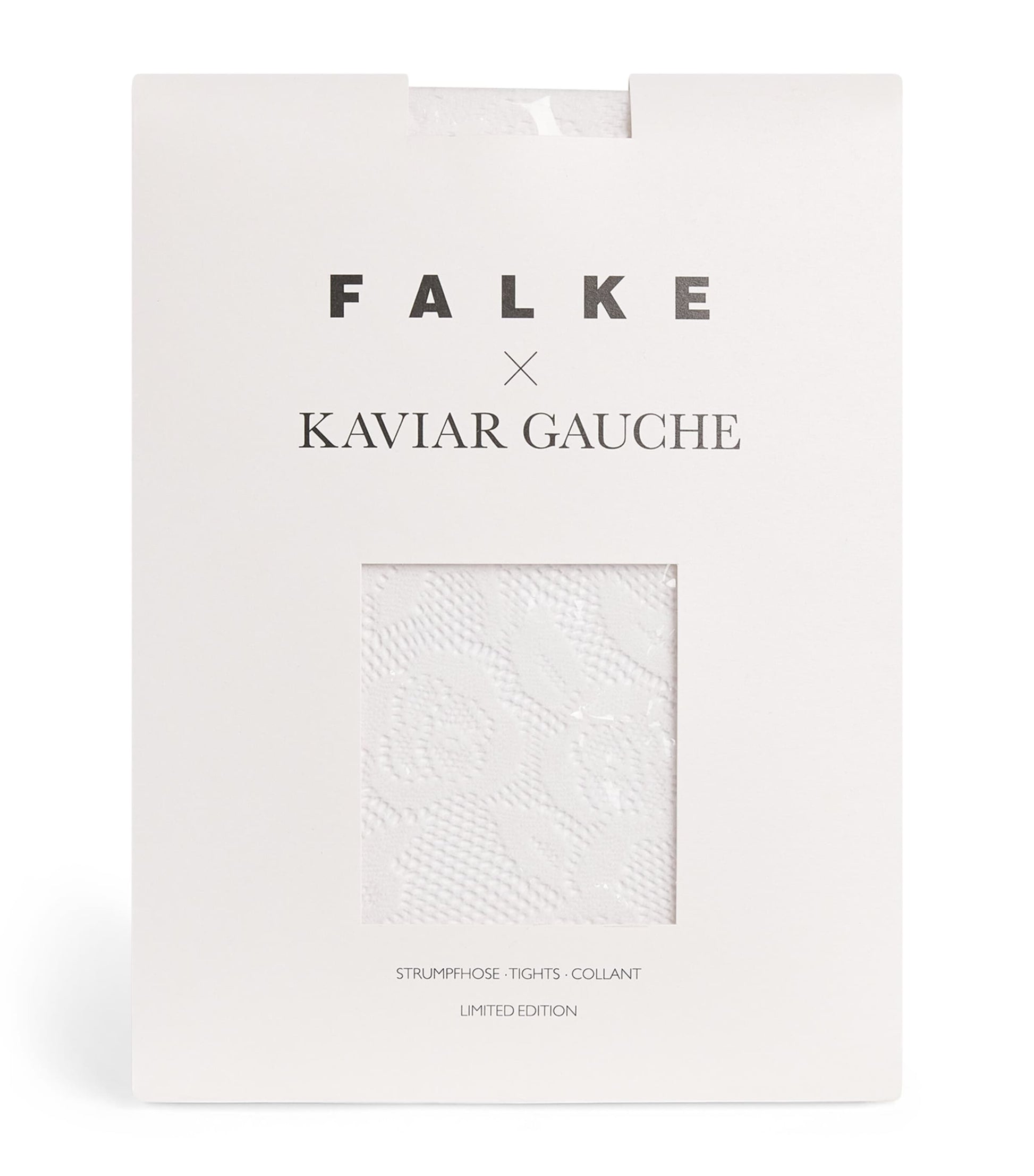 Falke White x Kaviar Gauche Lace Tights