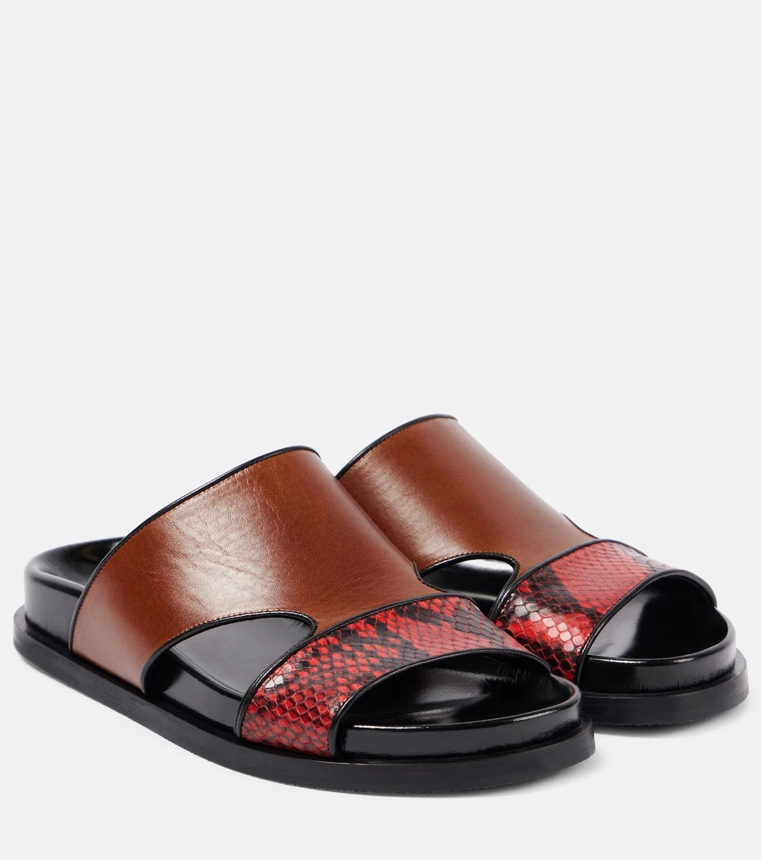 Dries Van Noten - Leather slides