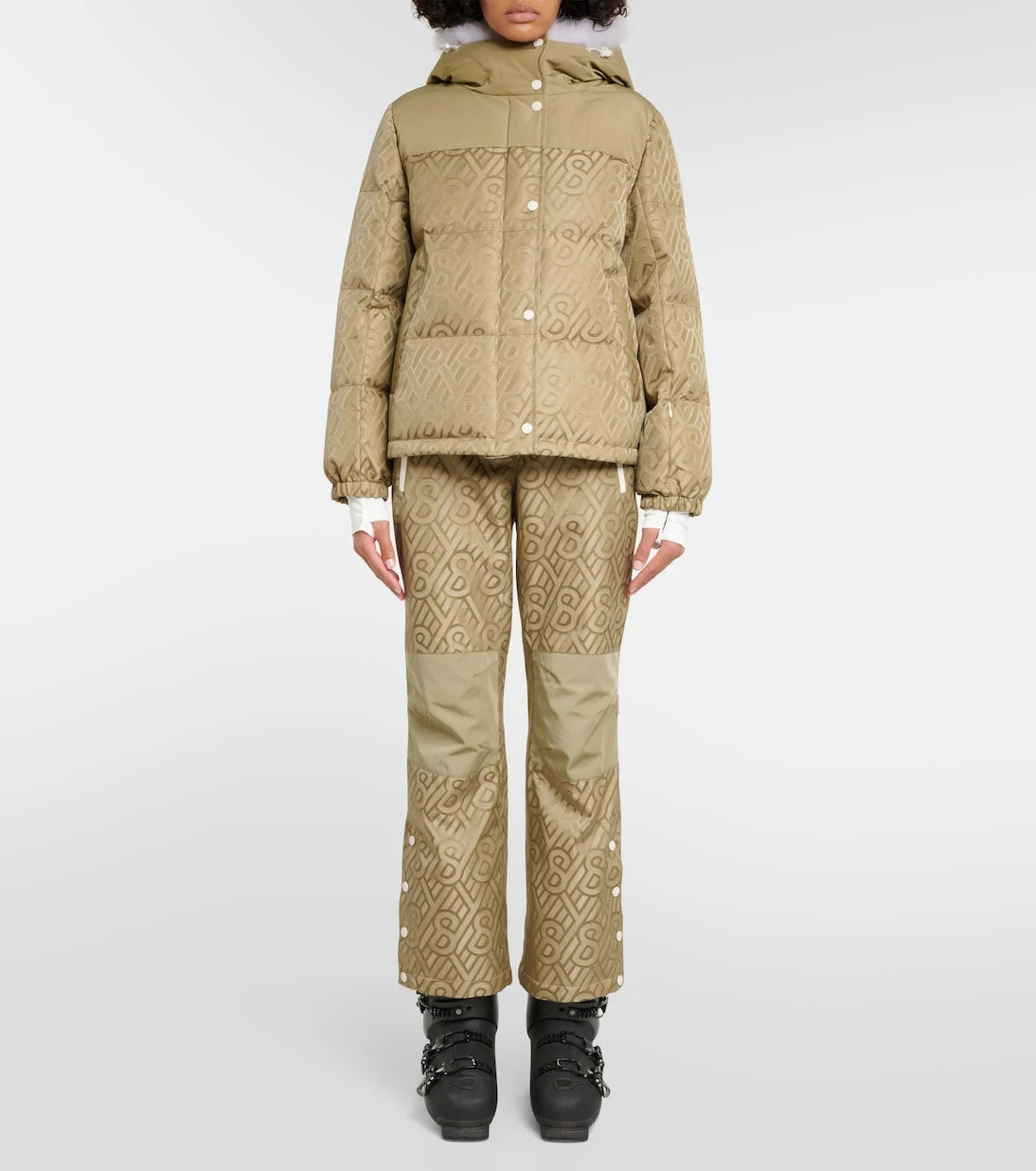 Yves Salomon - Logo printed ski pants