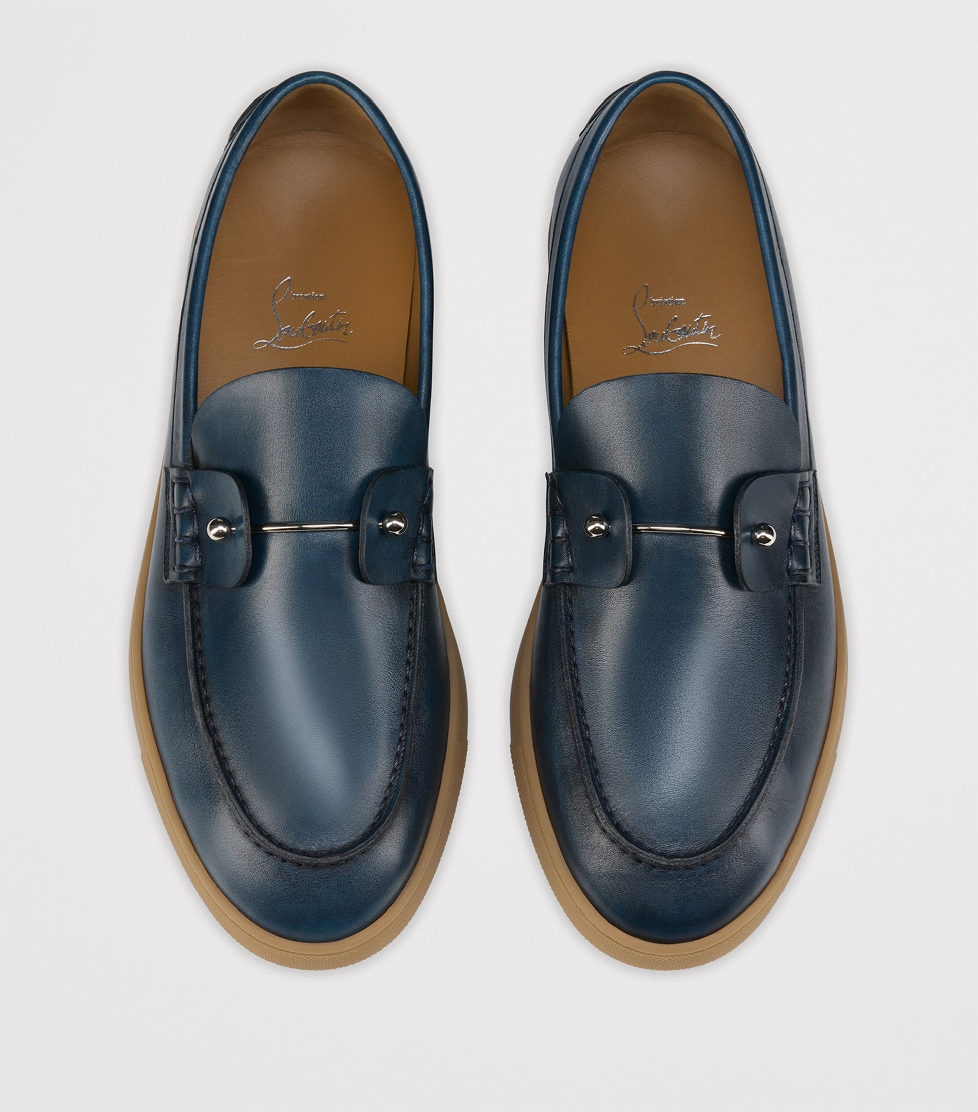 Christian Louboutin Chambeliboat Leather Boat Shoes