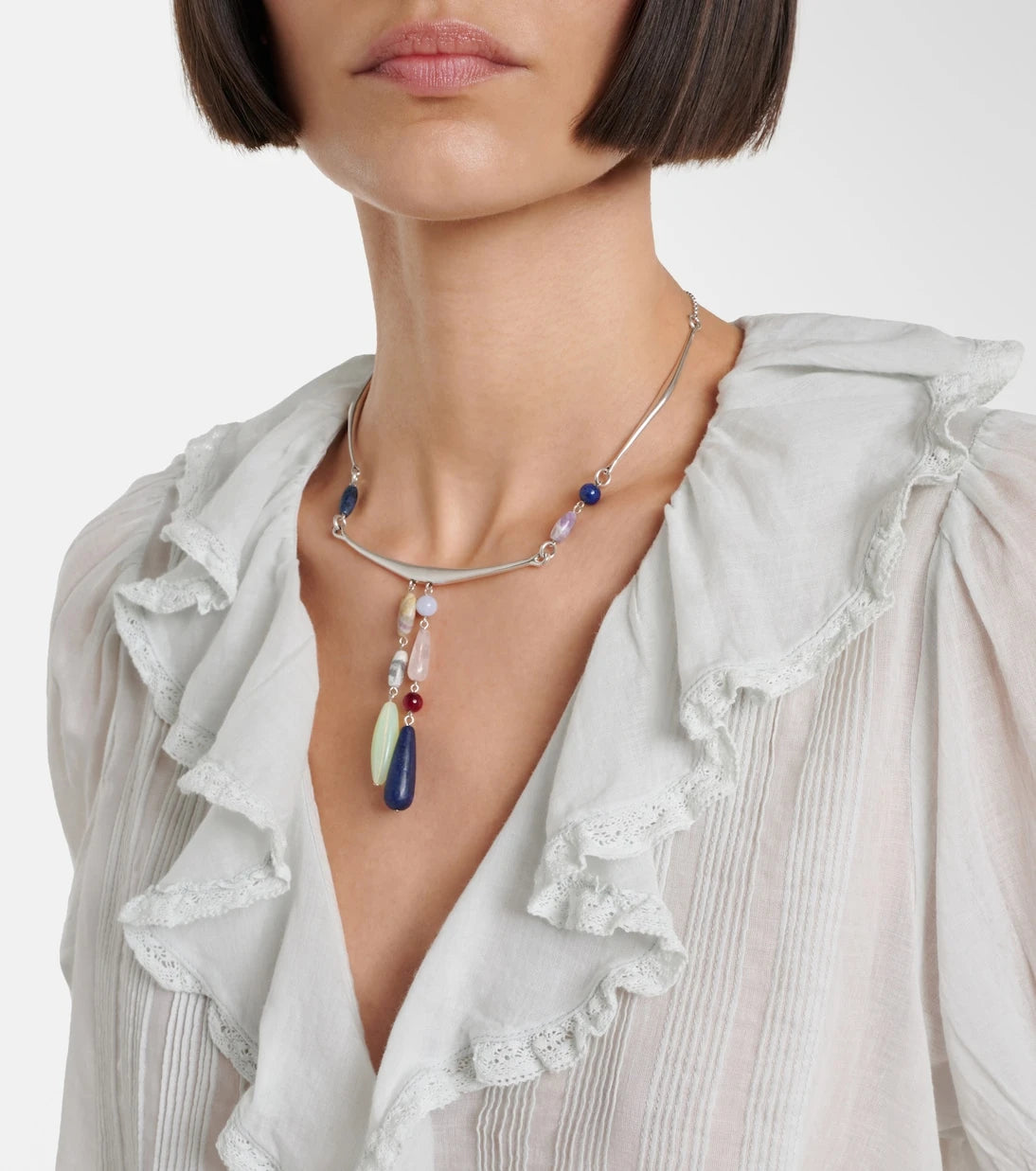Dôen - Embroidered cotton shirt