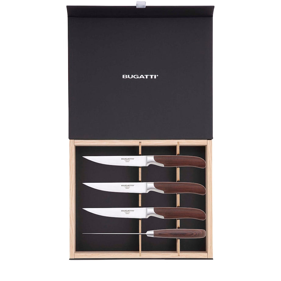 Set of 4 En Cruz Pakka Flat Steak Knives