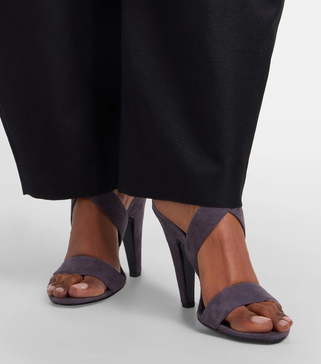 Alaïa - Cone suede sandals