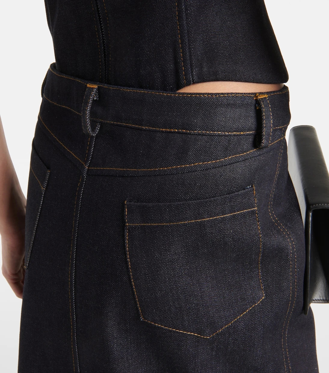 Aya Muse - Alis denim maxi skirt