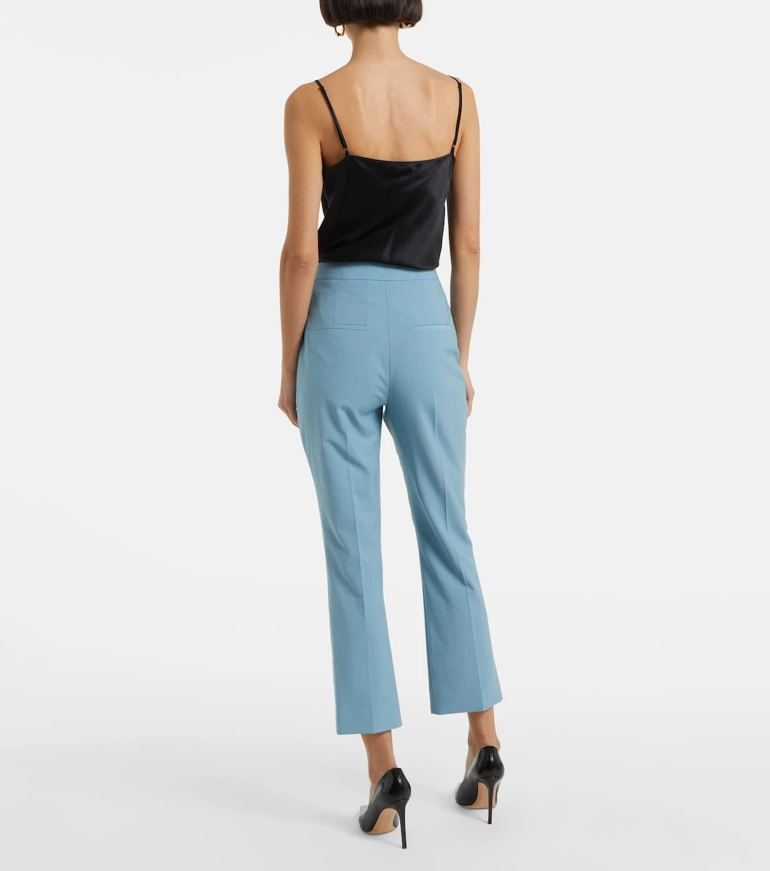 Veronica Beard - Arte cropped wool-blend slim pants