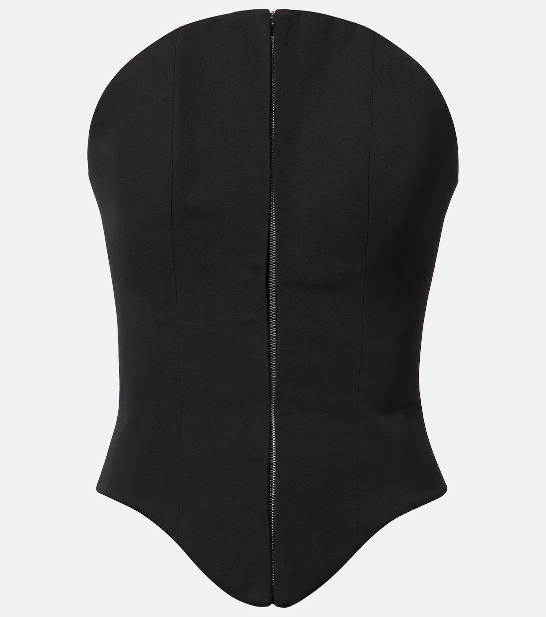 McQueen - Wool corset top