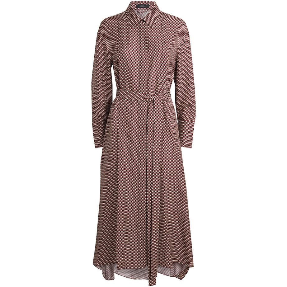 Check Print Orlan Midi Shirt Dress