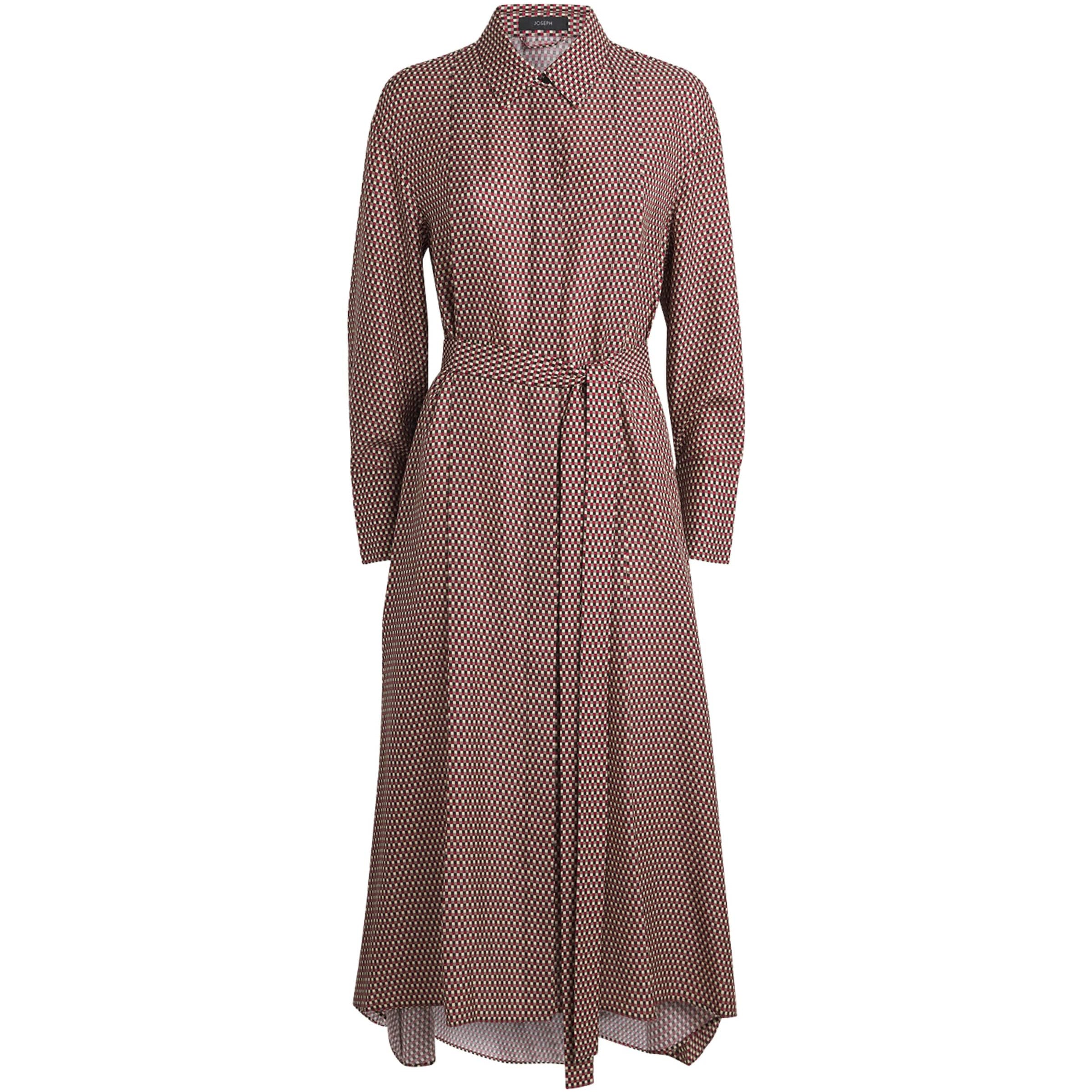 Check Print Orlan Midi Shirt Dress