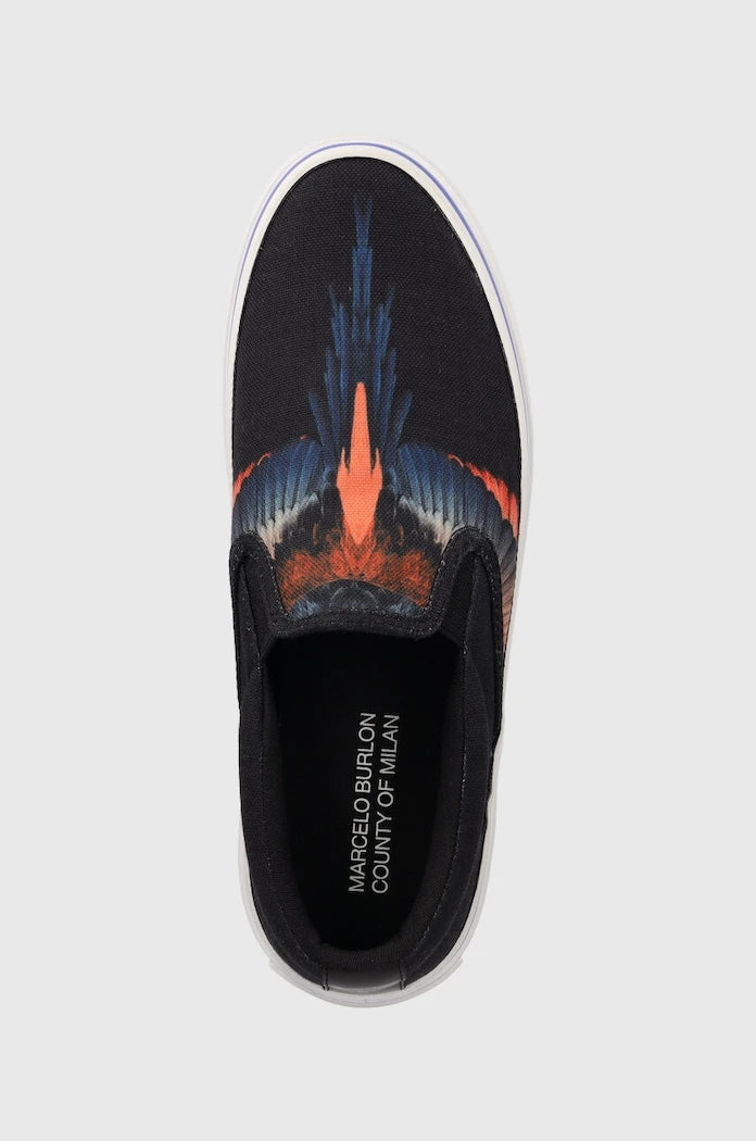 Ниски кецове Marcelo Burlon Icon Wings Slip-On Vulcanized