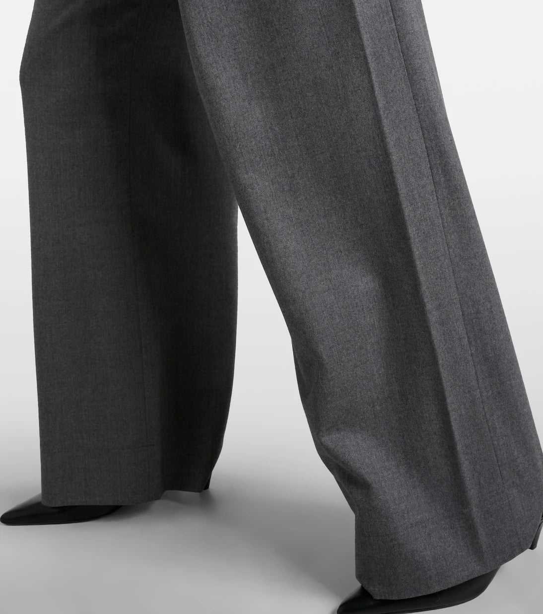 Wardrobe.NYC - Low-rise wool flannel wide-leg pants