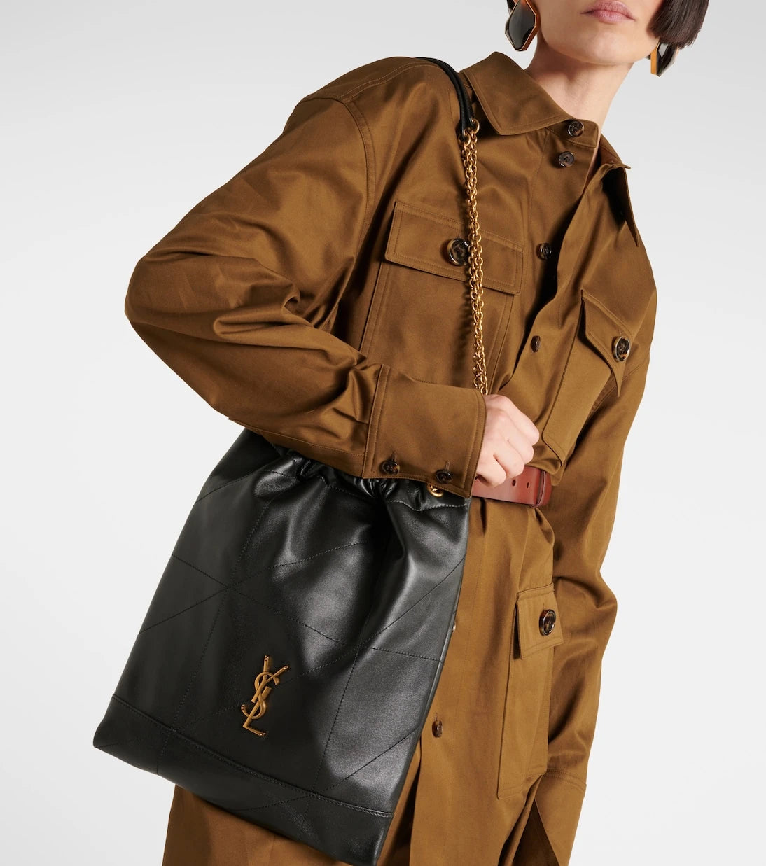 Saint Laurent - Jamie Pochon leather shoulder bag