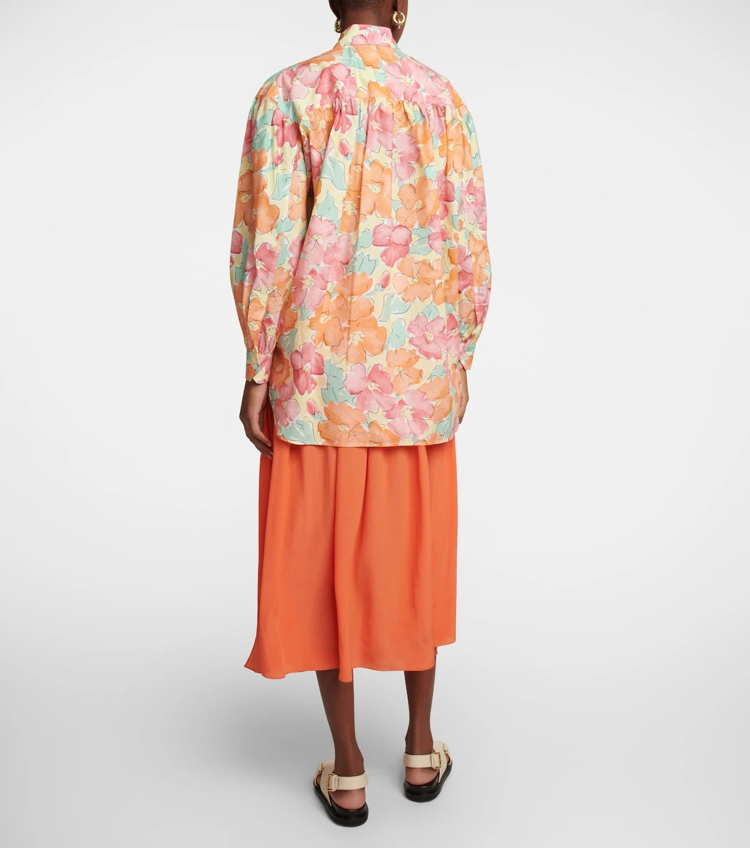 Plan C - Floral cotton shirt