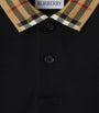 Burberry Kids Cotton Check-Collar Polo Shirt (6-24 Months)
