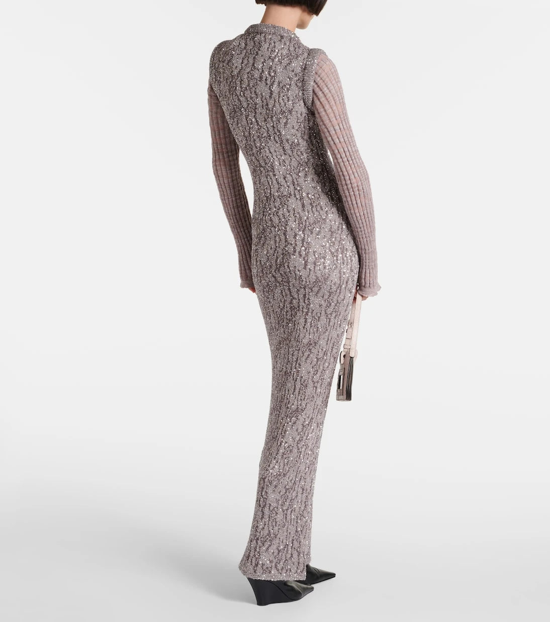 Acne Studios - Sequined jacquard maxi dress