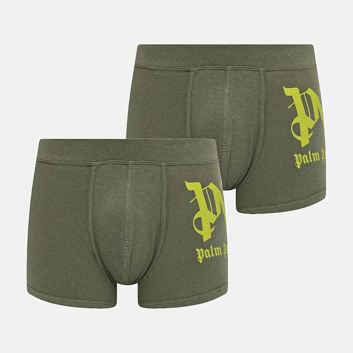 Palm Angels erkek pamuklu dar boxer 2'li