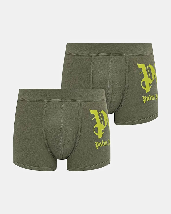 Palm Angels erkek pamuklu dar boxer 2'li