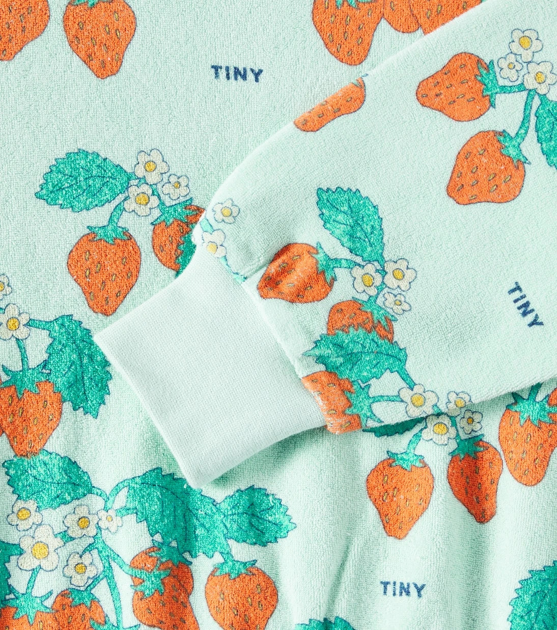 Tinycottons - Strawberries cotton terry sweatshirt