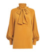 Yellow x Giuliva Heritage Silk Blouse