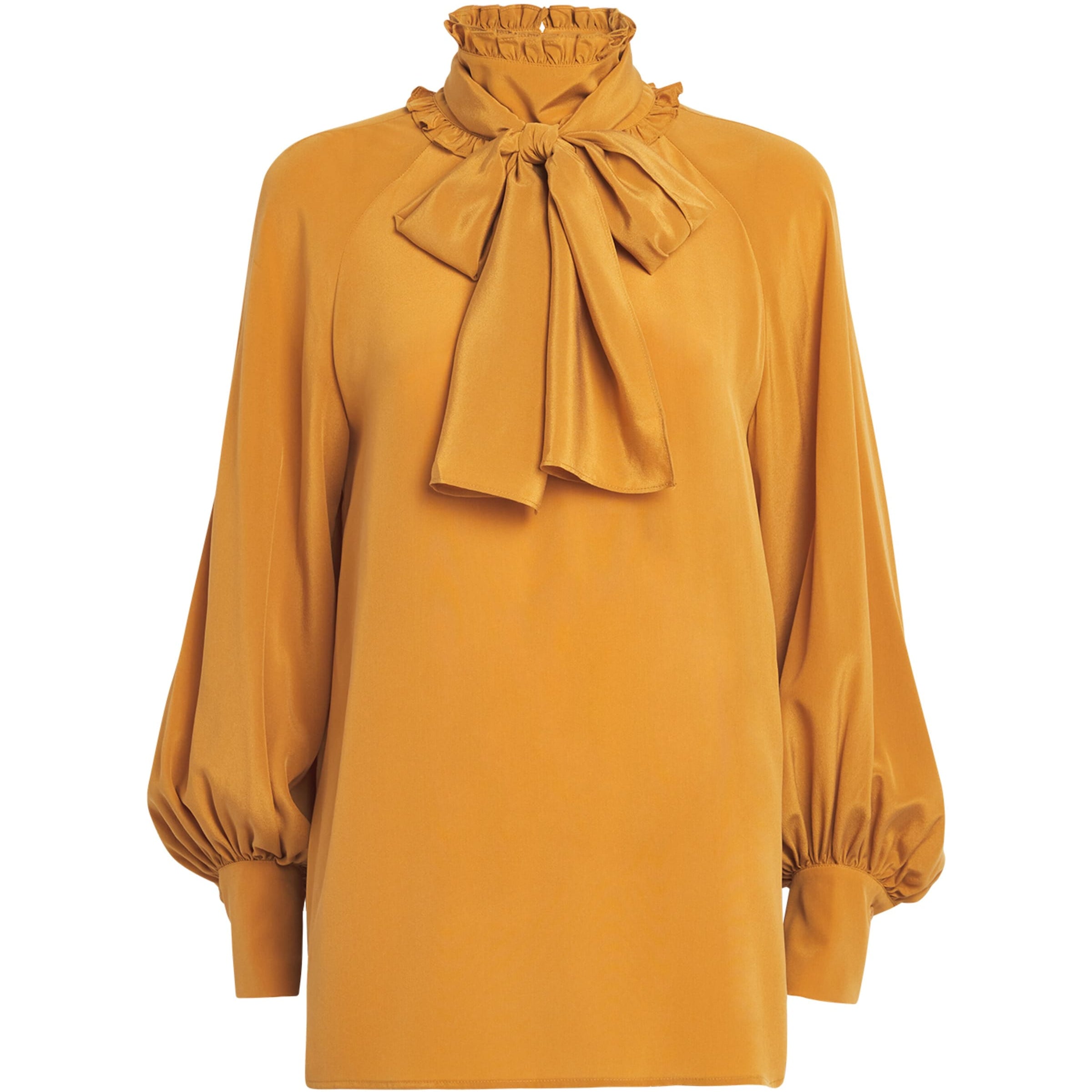 Yellow x Giuliva Heritage Silk Blouse
