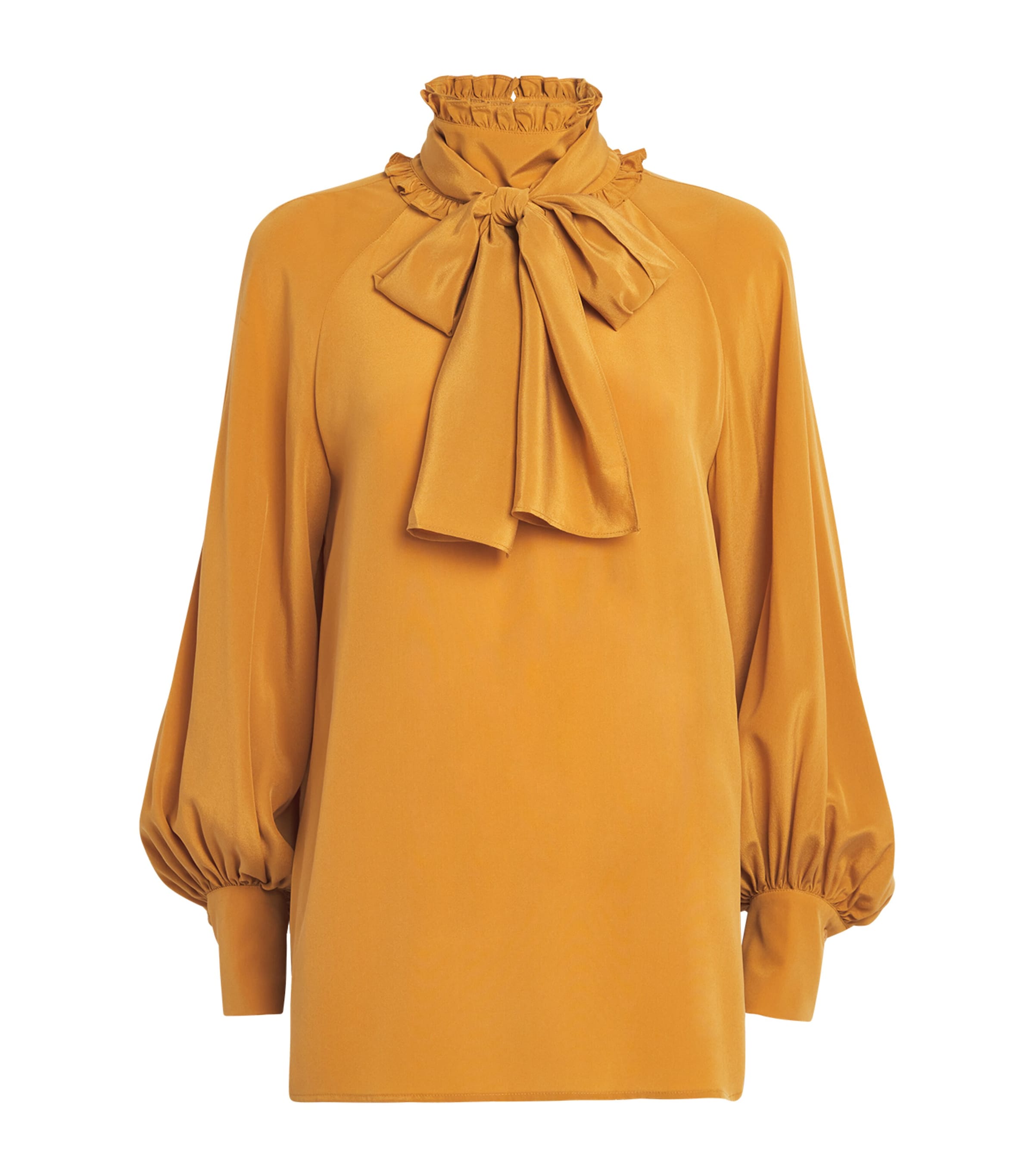 Yellow x Giuliva Heritage Silk Blouse