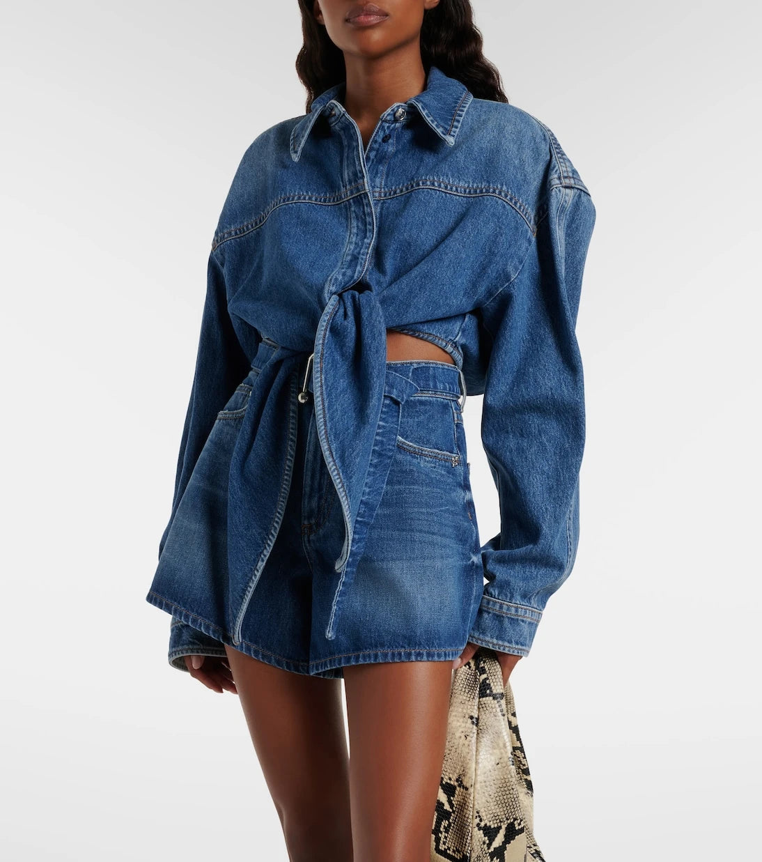Sportmax - Fiesta denim shorts