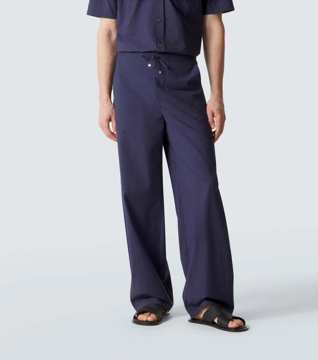 Loewe - Paula's Ibiza cotton-blend wide-leg pants