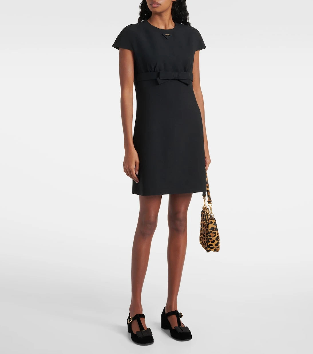 Prada - Bow-detail minidress