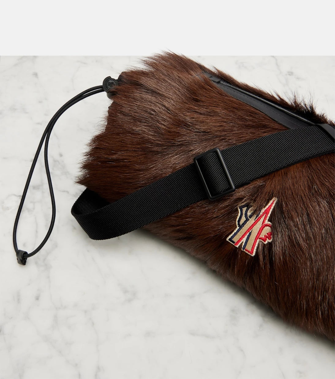 Moncler - Shearling clutch
