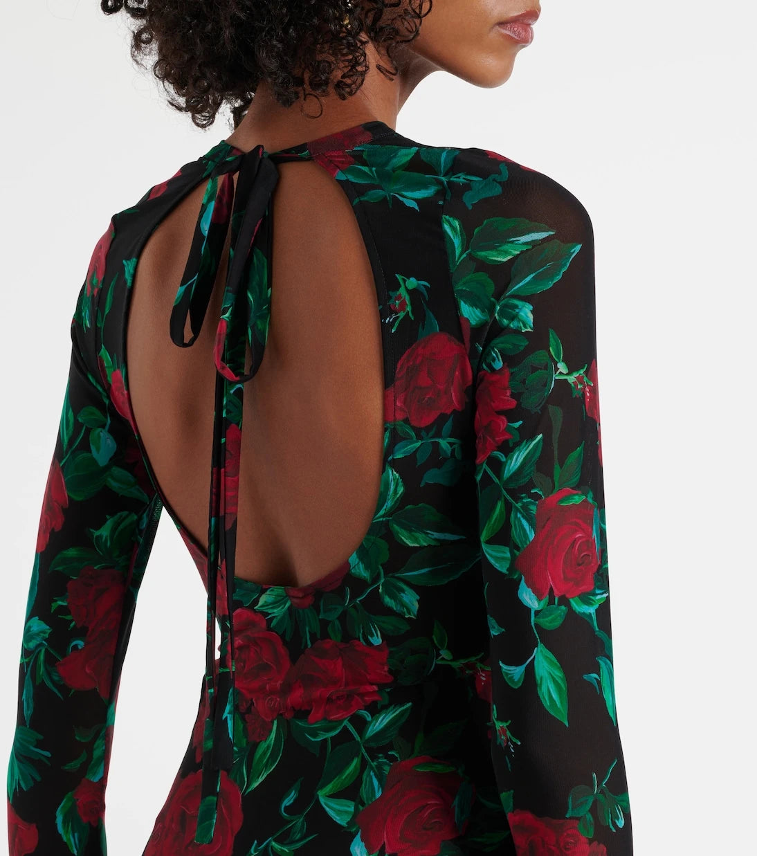 Alexandra Miro - Selene floral mesh maxi dress