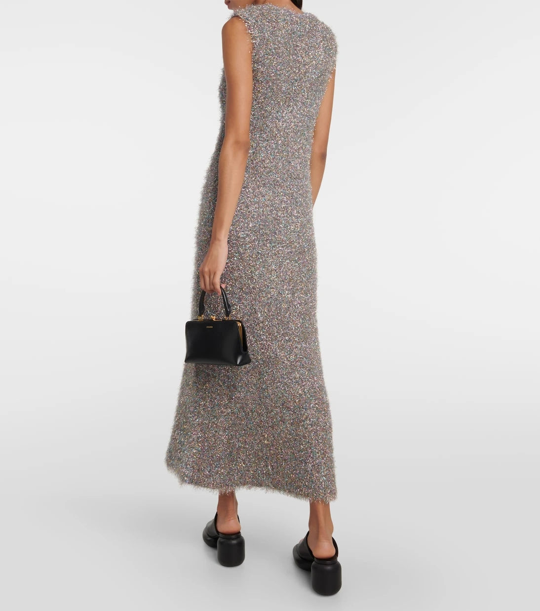 Jil Sander - Lurex® metallic midi dress