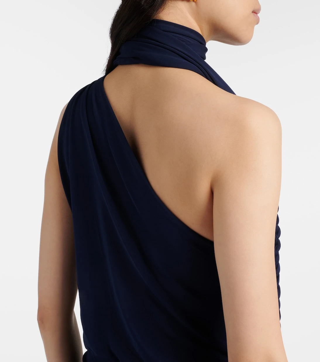 Simkhai - Moira draped scarf-detail jersey gown