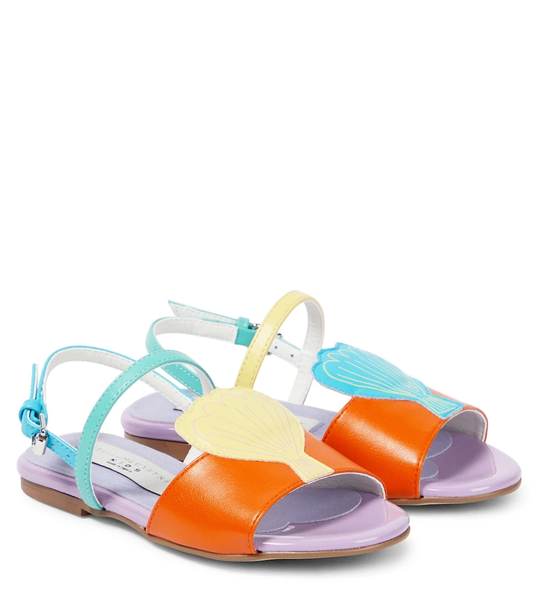 Stella McCartney Kids - Shell-appliqué sandals