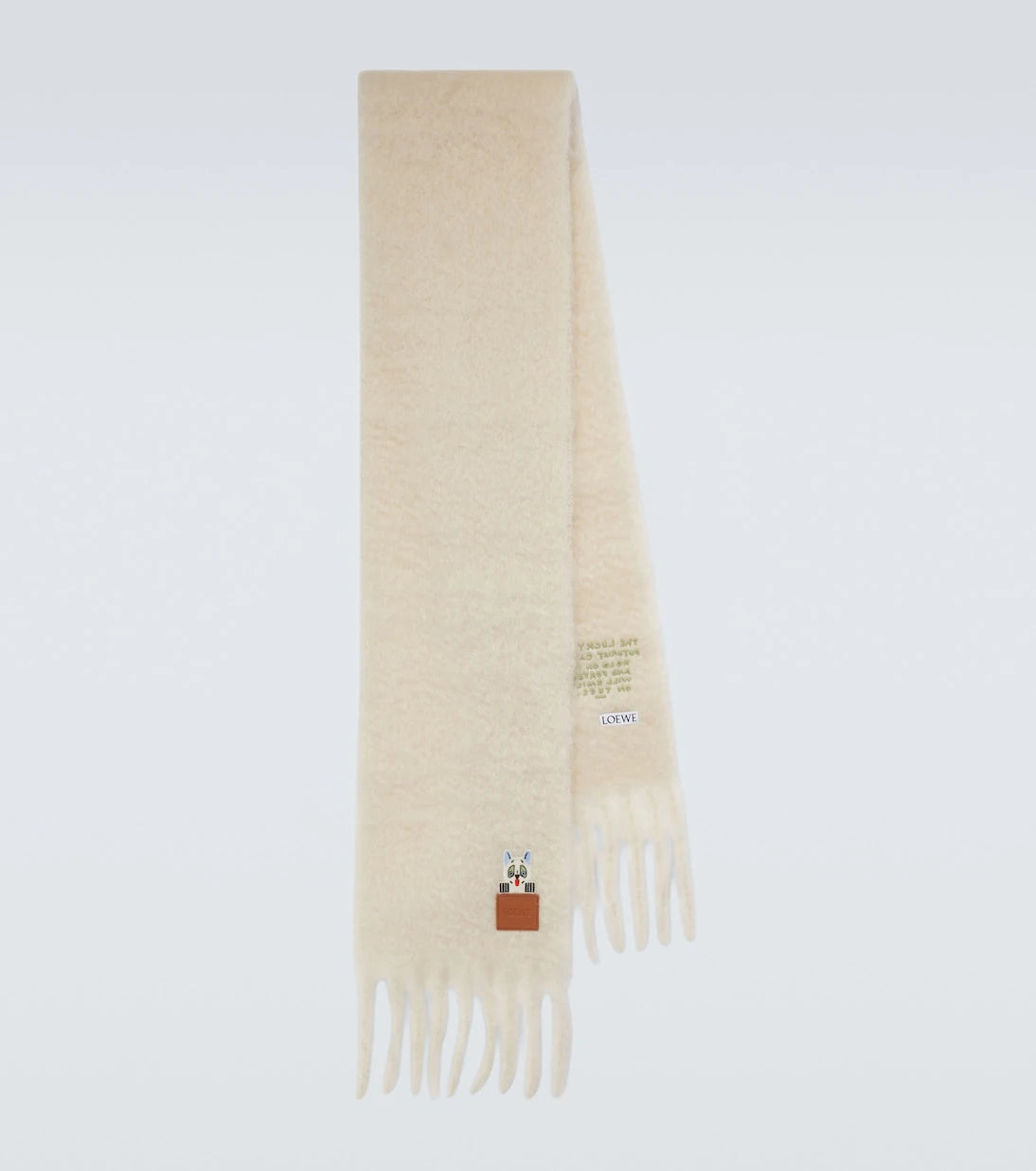 Loewe - x Louis Wain mohair and wool-blend scarf