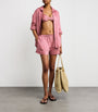 Faithfull the Brand Pink Cotton Lonia Shorts