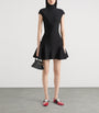 Givenchy Black Knitted Cap Sleeve Mini Dress