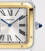 Extra Large Steel and Yellow Gold Santos-Dumont Watch 46.6mm
