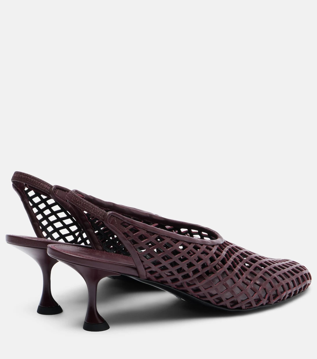 Proenza Schouler - Tee 60 perforated leather slingback pumps