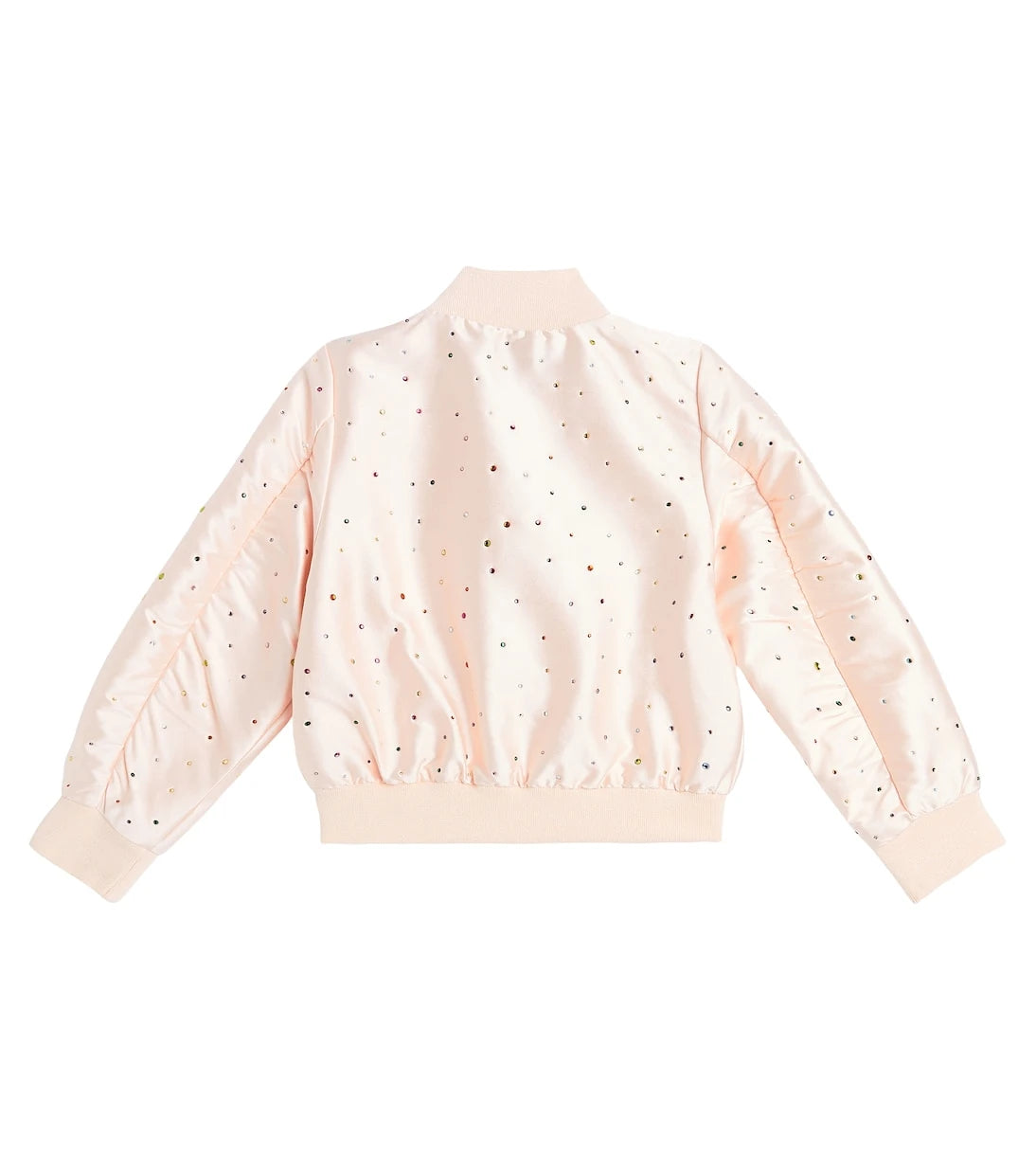 Stella McCartney Kids - Embellished satin bomber jacket