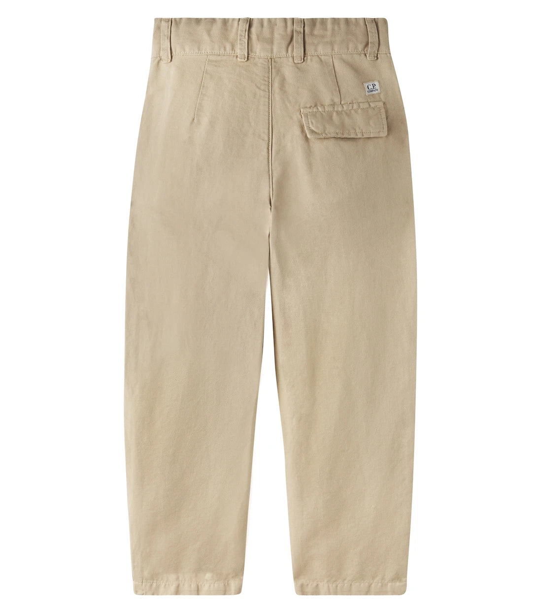 C.P. Company Kids - Linen and cotton cargo pants