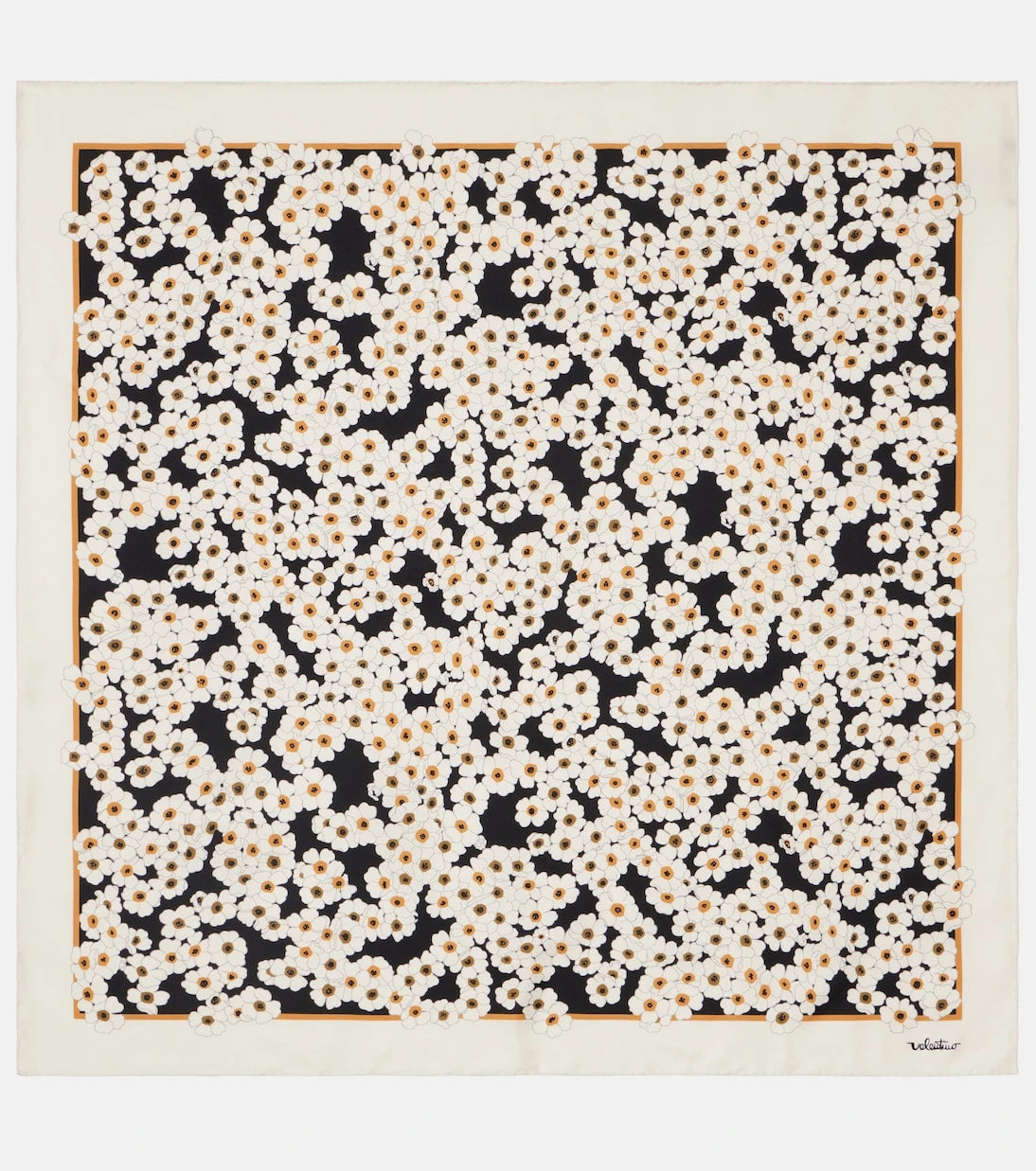 Valentino - Floral silk scarf
