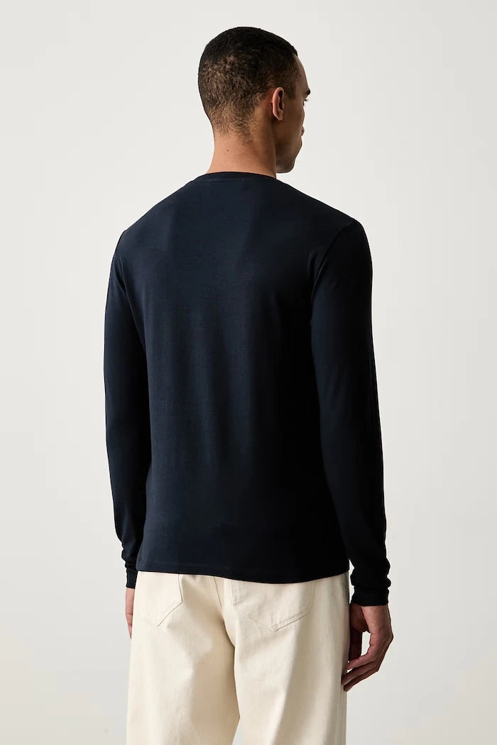 Trussardi uzun kollu erkek pamuk elastan bluz