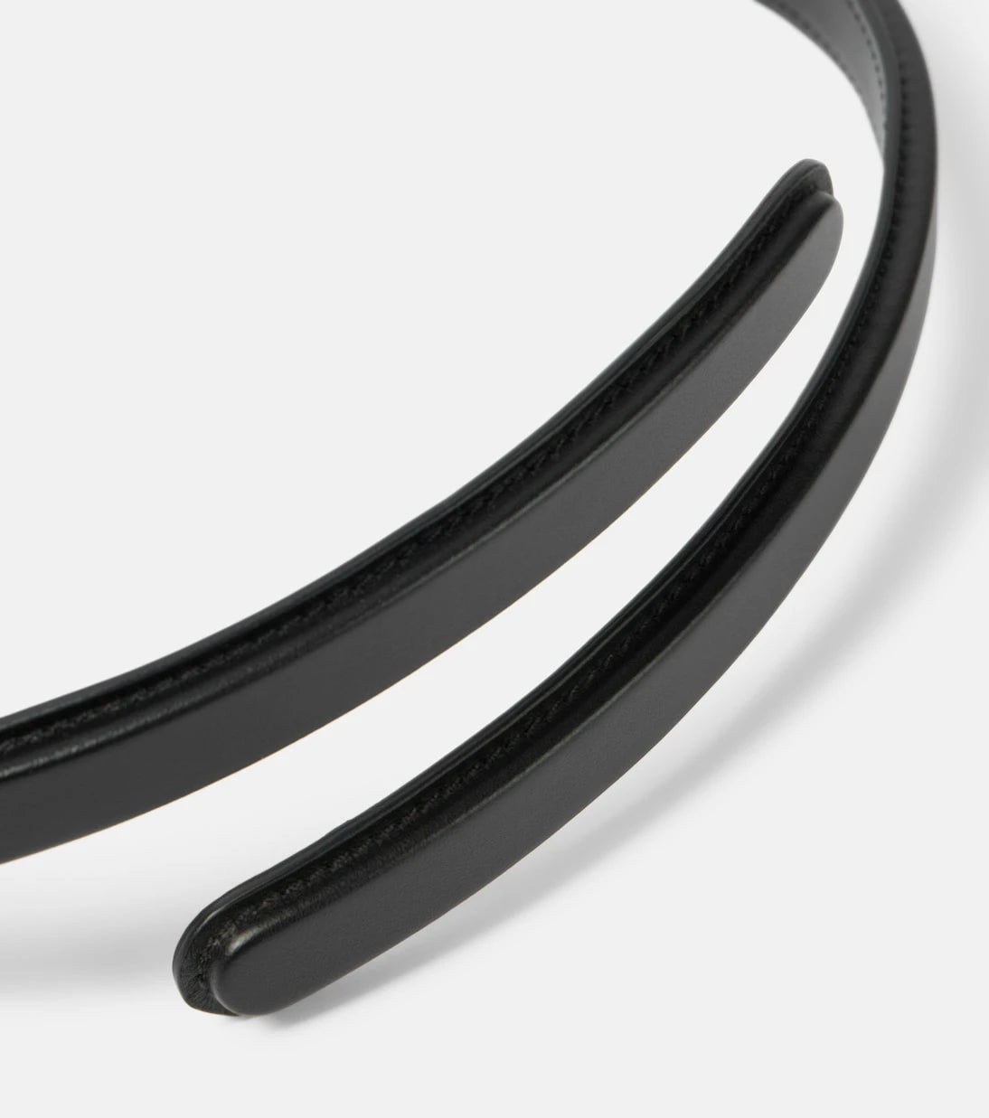 Alaïa - Flex Thin Twist leather belt