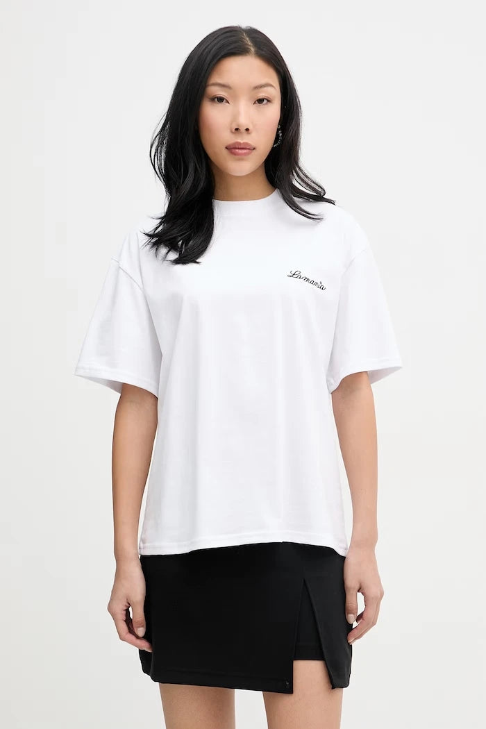 La Mania oversized kadın pamuklu tişört CARENA